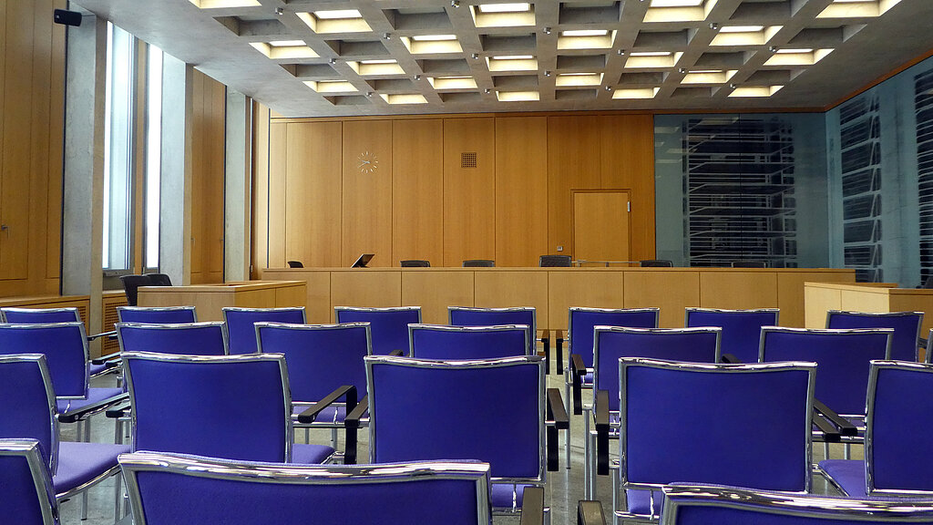 Innenansicht Bundesarbeitsgericht in Erfurt
