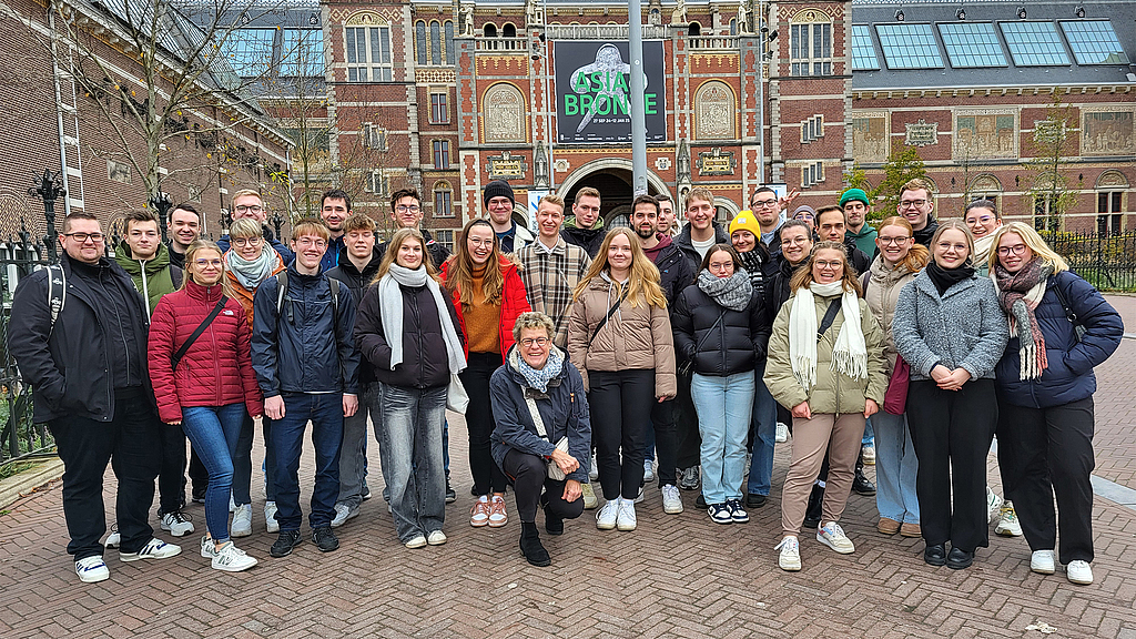 Gruppenbild in Amsterdam