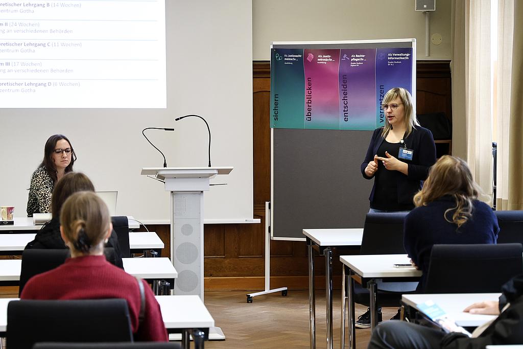Präsentation Justizausbildung