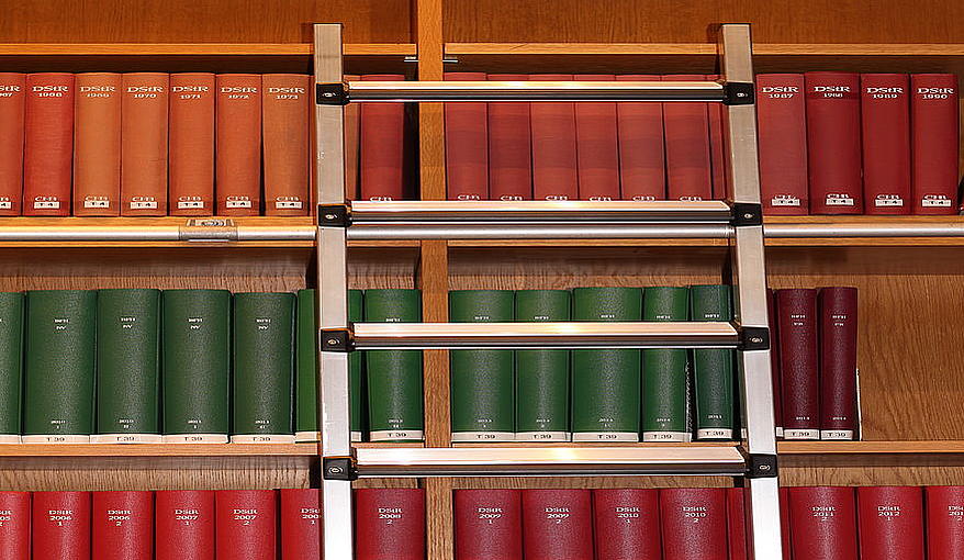 Bücherregal Bibliothek im Haus 3