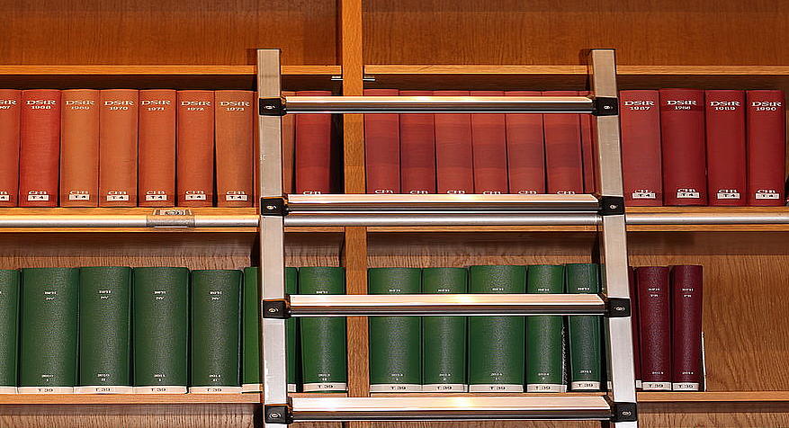 Bücherregal Bibliothek im Haus 3