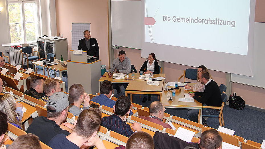 Veranstaltung im Hörsaal Haus 4