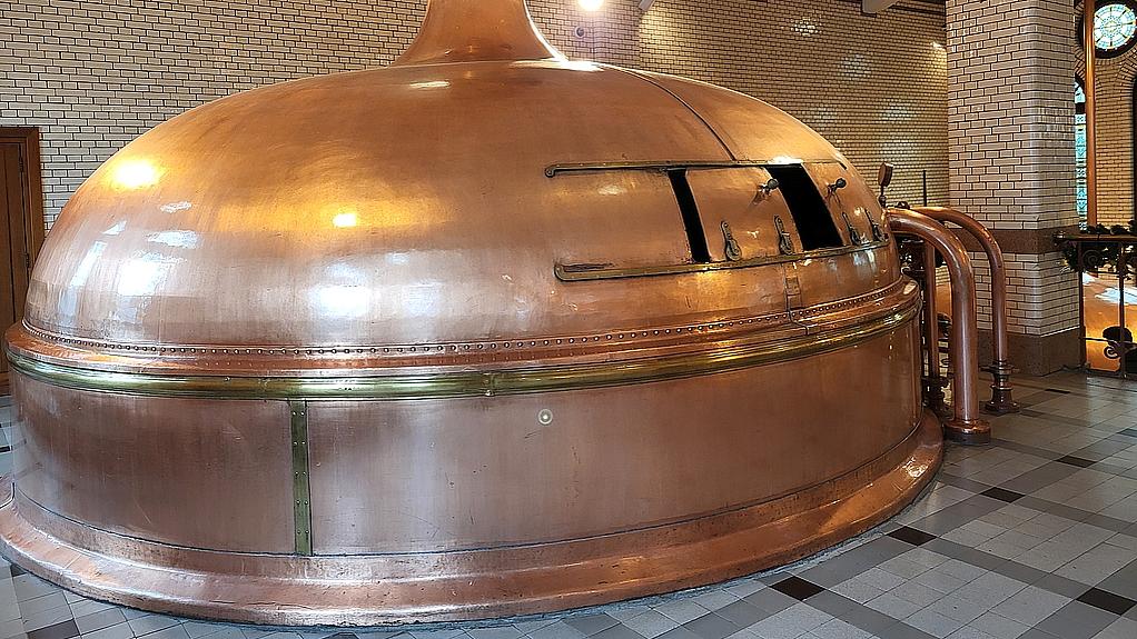 Braukessel im Sudhaus