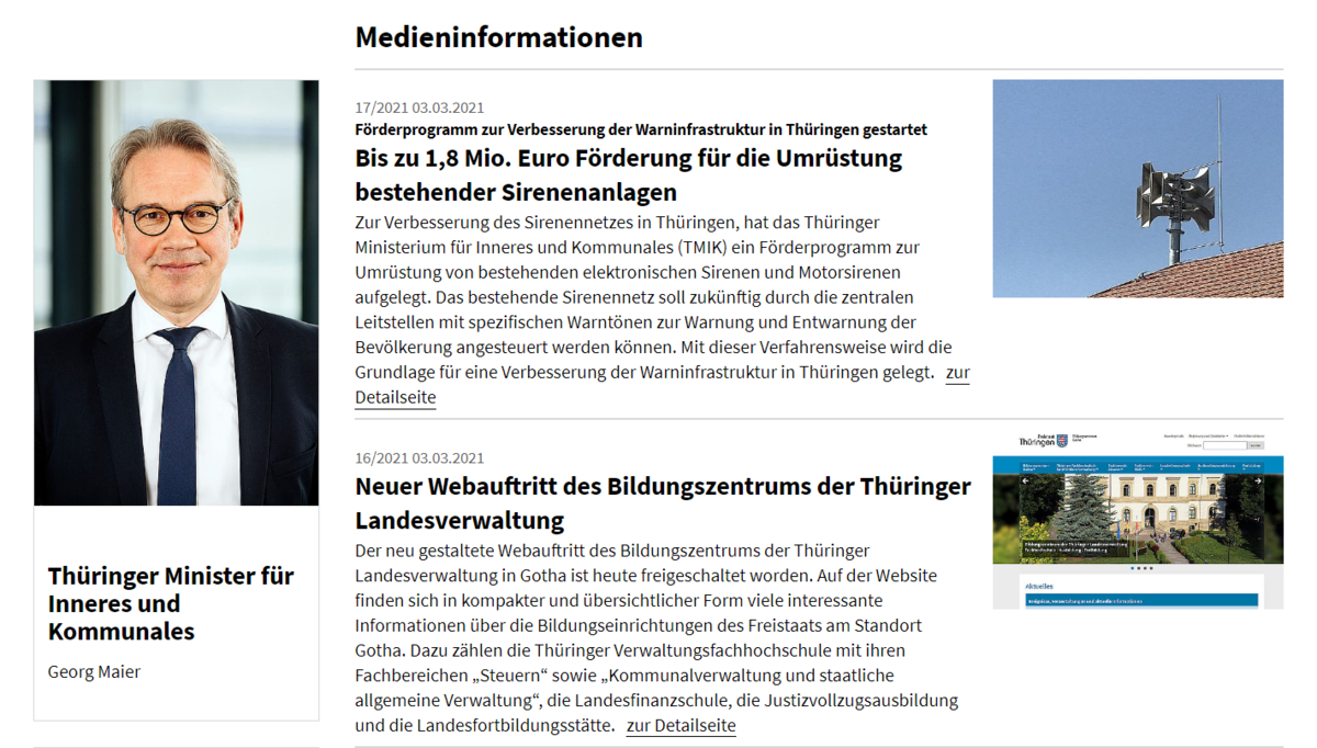 Pressemeldung TMIK