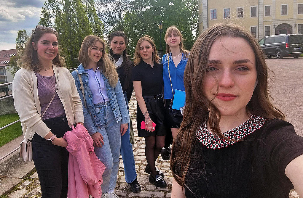Gruppenbild mit ukrainische Gäste
