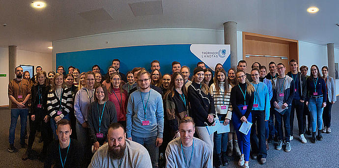Studenten im Landtag