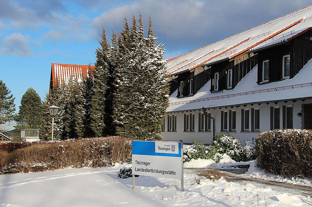 Thüringer Landesfortbildungsstätte im Winter