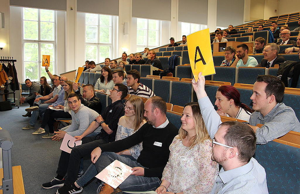 Veranstaltung zum Hochschultag 2019 im Hörsaal