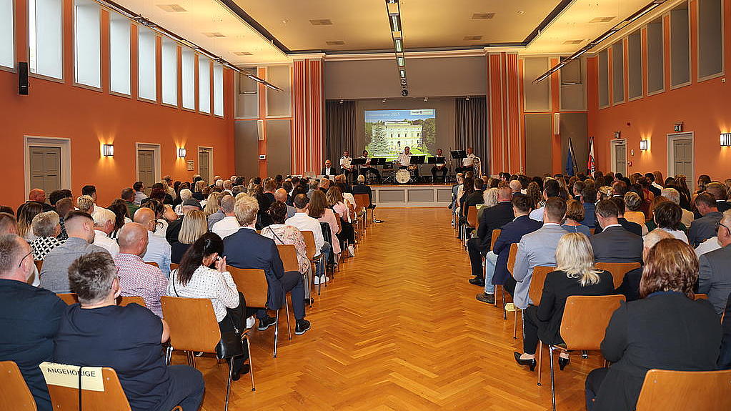 Diplomierung in der Aula